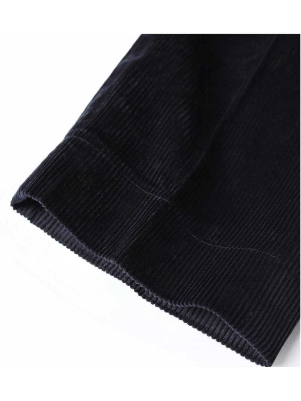 NON STOCK Corduroy Pants Men Pleated Casual Trousers Loose Workwear L - Picture 14 of 16